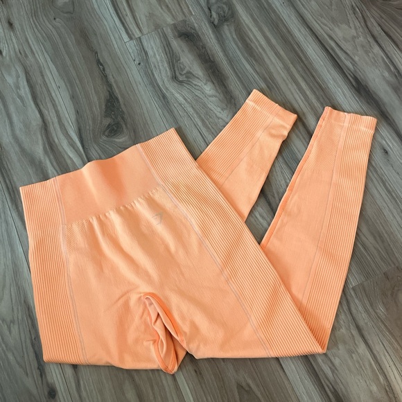 Gymshark Pants - Gymshark Coral High-Waisted Leggings
